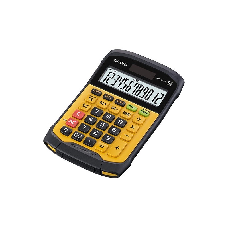 Calculadora de Secretária Casio WM320MT Amarelo 12 Dígitos