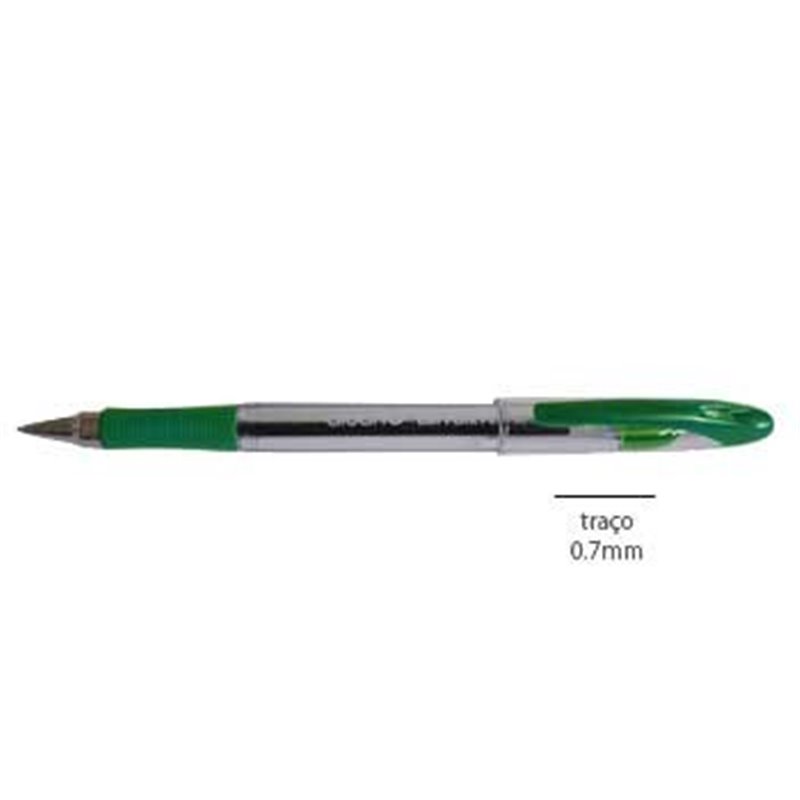 Esferográfica Alban Ball Point Grip 0,7mm Verde