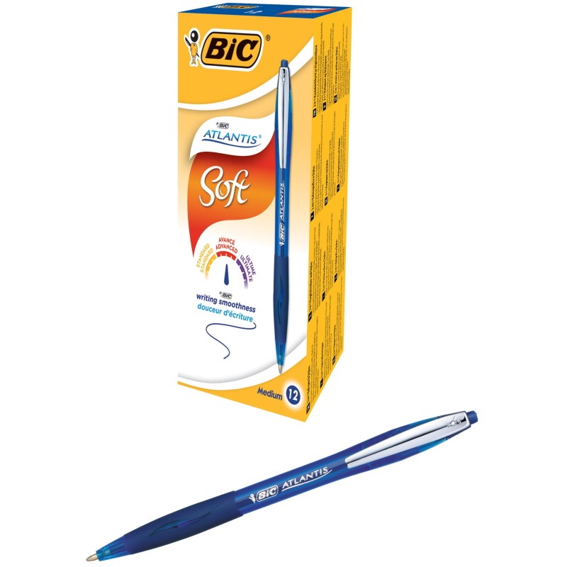 Esferográfica Retrátil Ball Point BIC 1,0 Azul