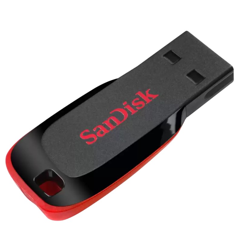 Sandisk Cruzer Blade Memória USB 2.0 32GB Ultra Compacta Preto/Roxo