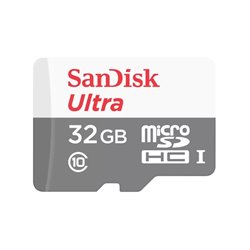 Sandisk Ultra Cartão Micro SDHC 32GB UHS-I U1 Class10 + Adaptador SD