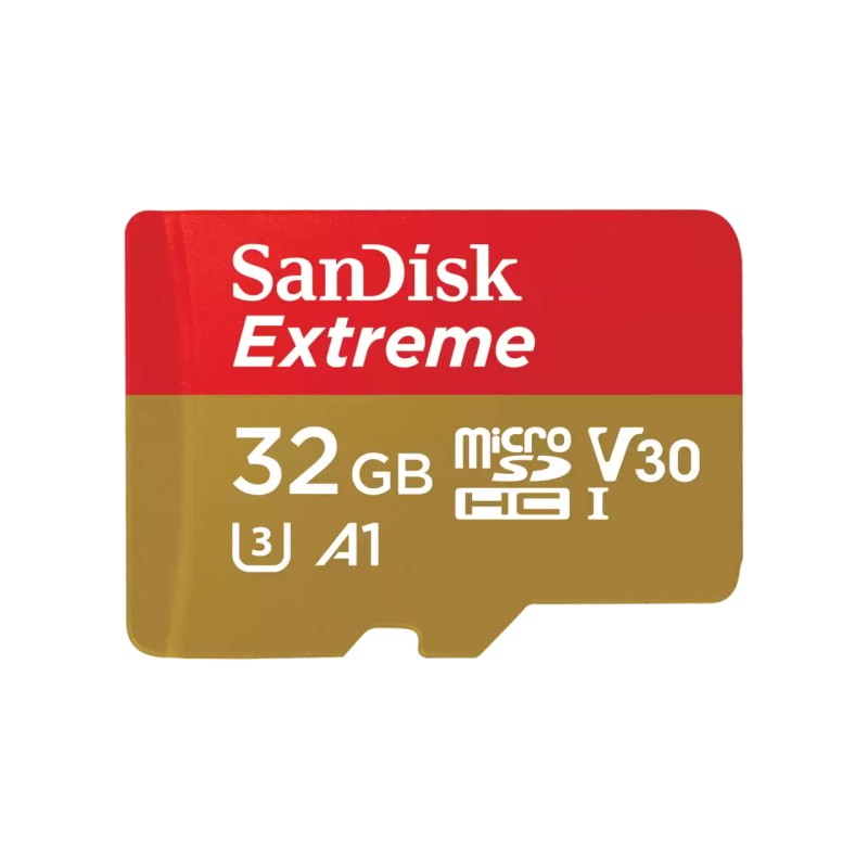 Sandisk Extreme Cartão Micro SDHC 32GB UHS-I U3 A1 Class10 + Adaptador SD