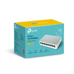Switch de Mesa TP-Link 8 Portas 10/100Mbps