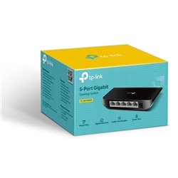 Switch de Mesa TP-Link 5 Portas Gigabit 10/100/1000Mbps