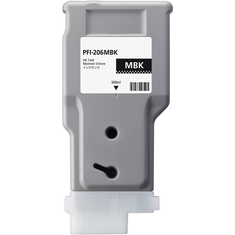 Tinteiro Compatível Canon PFI206 Preto Matte