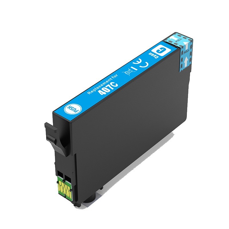 Tinteiro Compatível Epson 407XL Ciano