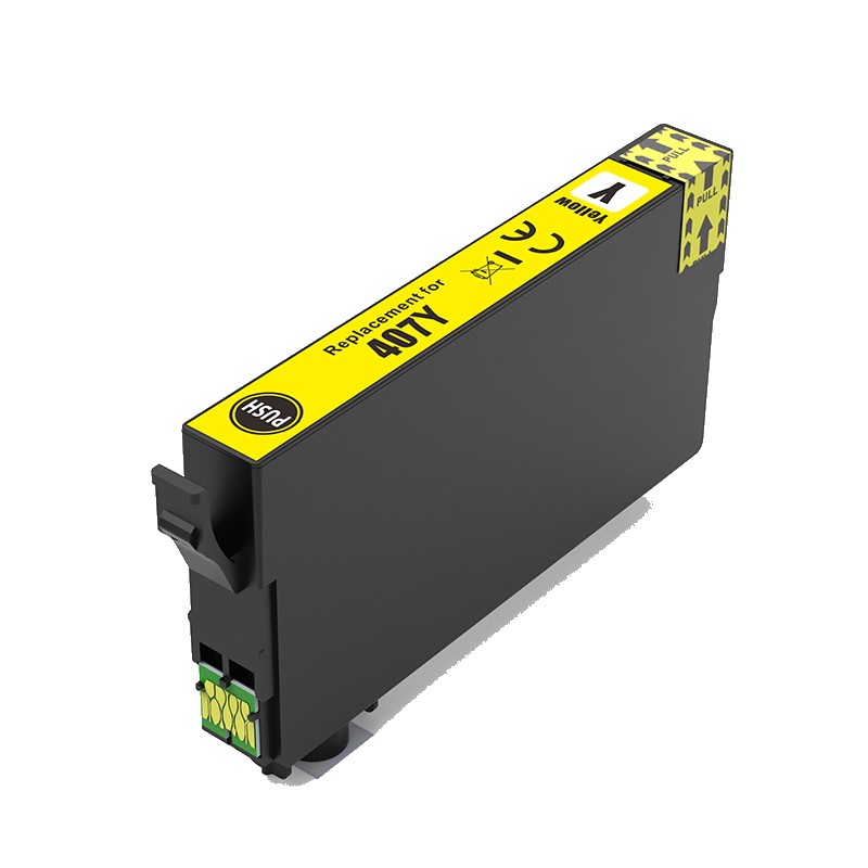 Tinteiro Compatível Epson 407XL Amarelo