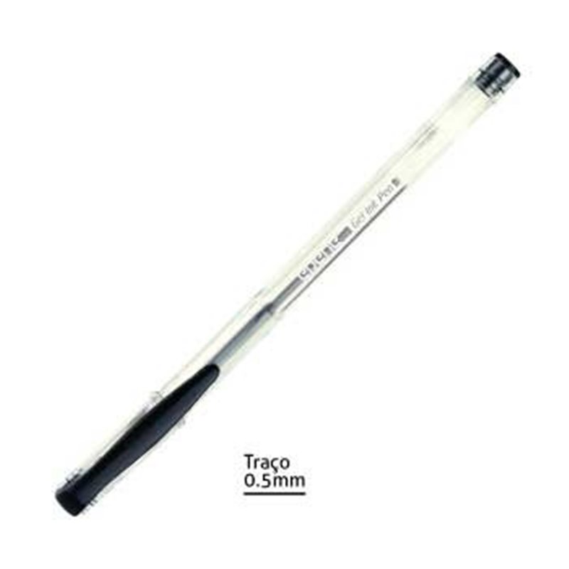 Esferográfica Gel 0,5mm Epene EP08-0011C Preta