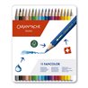Lápis Cor Caran D'Ache Fancolor Cx Metal 18 Cores