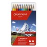 Lápis Cor Caran D'Ache Prismalo Cx Metal 12 Cores