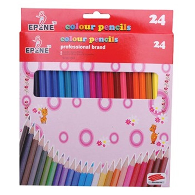 Lápis Cor 18cm Epene EP20-1024 24un