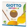 Lápis Cor 18cm Giotto Natural 24un