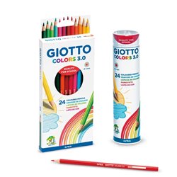 Lápis Cor 18cm Giotto Colors 3.0 12un