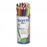 Lápis Cor 18cm Giotto Mega Copo 24un