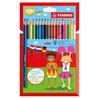 Lápis Cor 18cm Stabilo Color Carteira Plástica 18un
