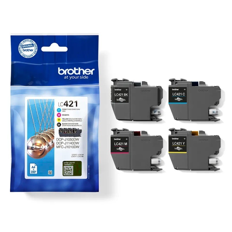 Pack Tinteiros Original Brother LC421