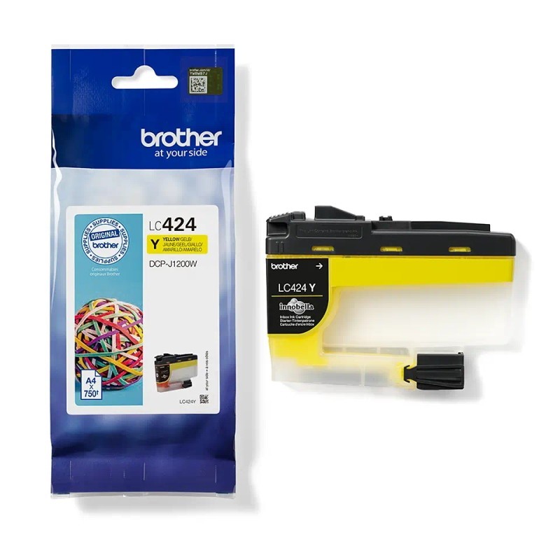 Tinteiro Original Brother LC424 Amarelo