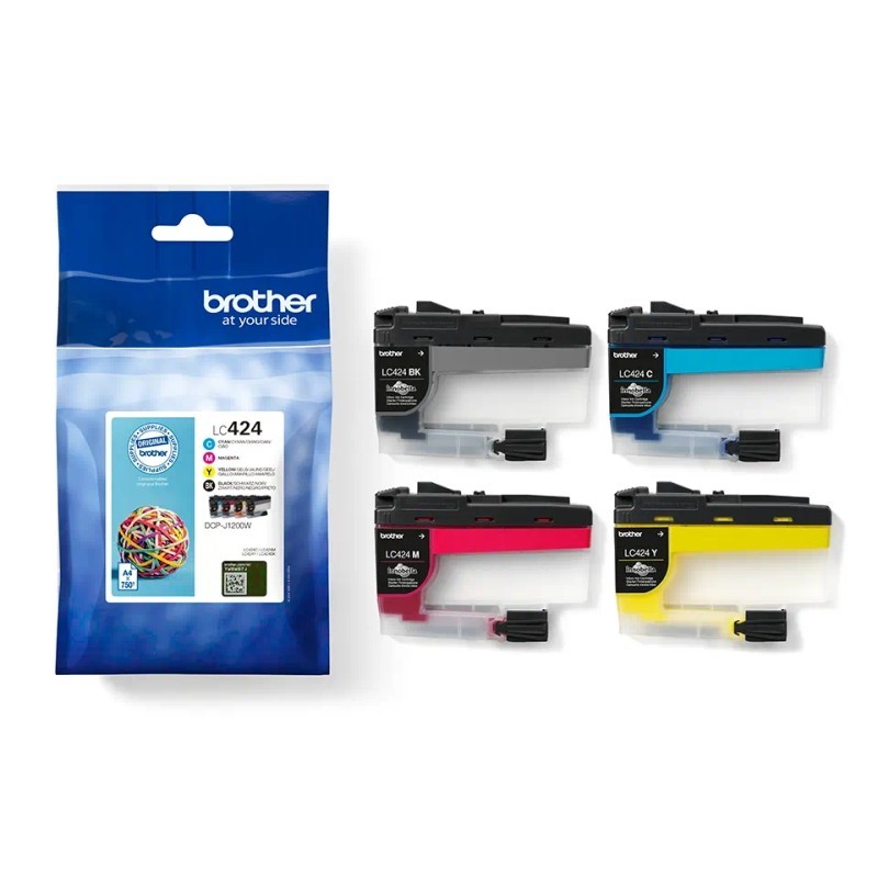Pack Tinteiros Original Brother LC424