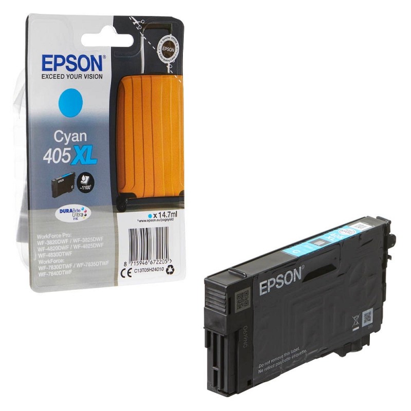 Tinteiro Original Epson 405XL Ciano Tinteiro Original Epson 405XL Ciano