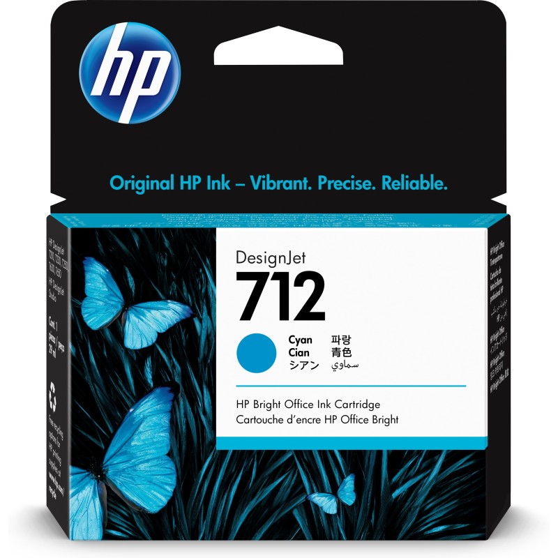 Tinteiro Original HP N712 Ciano