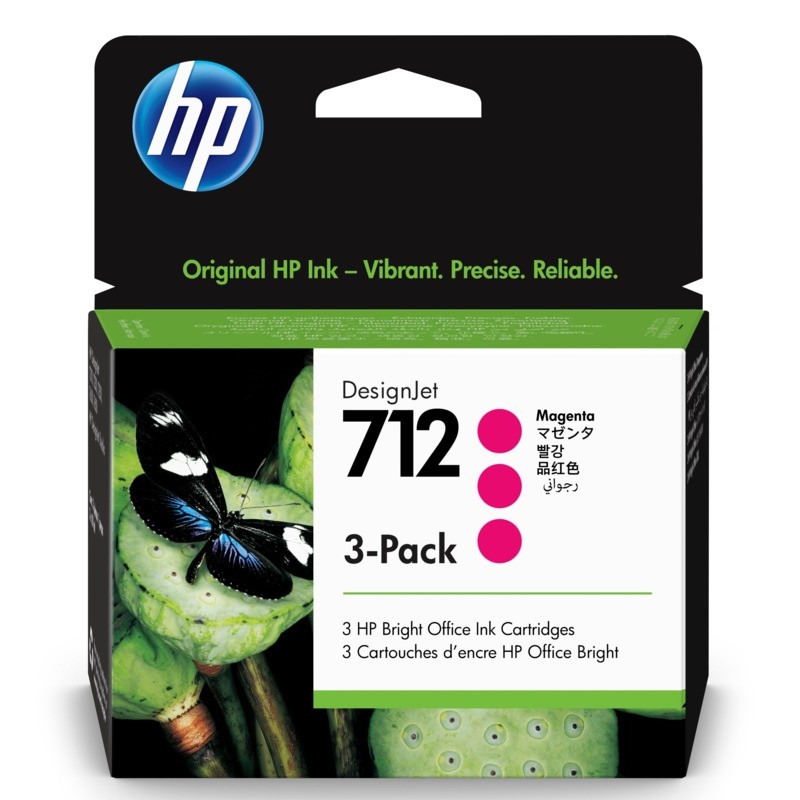 Pack Tinteiros Original HP N712 Magenta