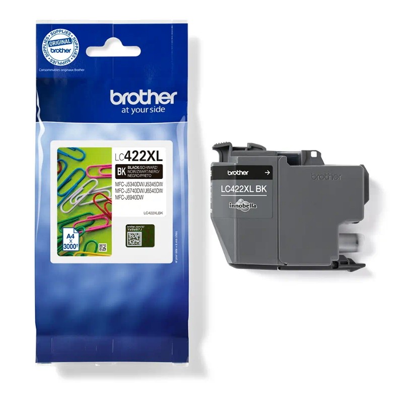 Tinteiro Original Brother LC422XL Preto