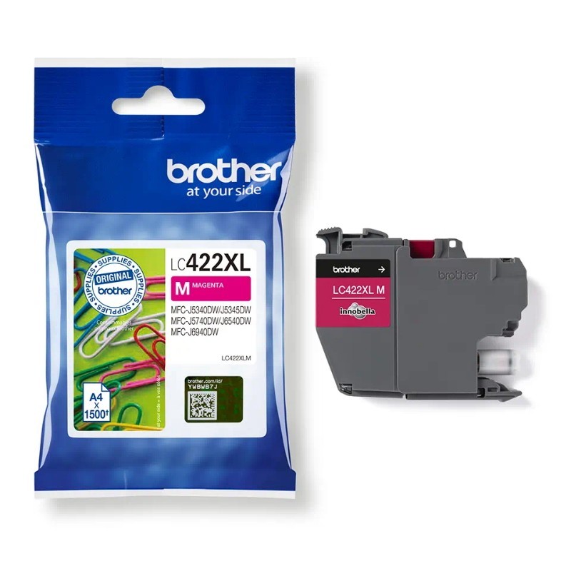 Tinteiro Original Brother LC422XL Magenta