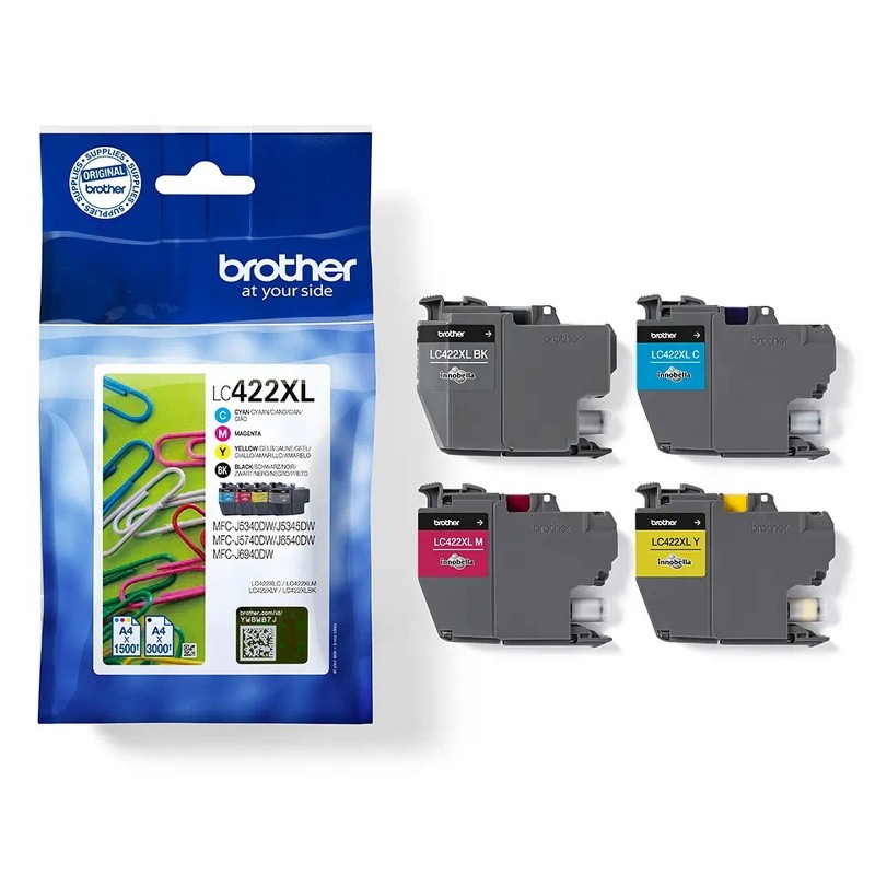 Pack Tinteiros Original Brother LC422XL