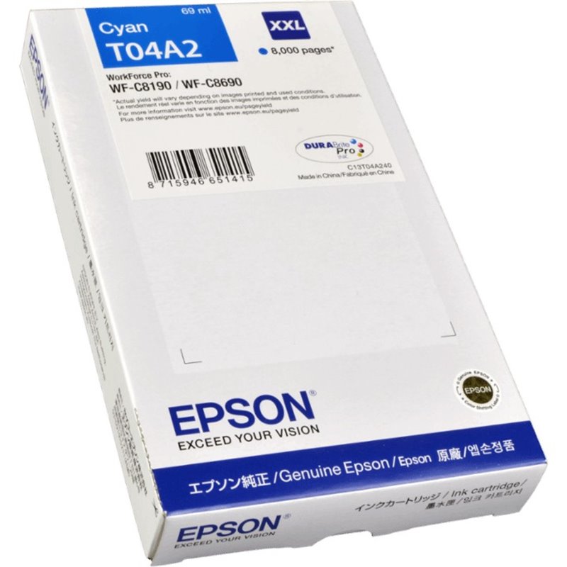 Tinteiro Original Epson T04A2XXL Ciano Tinteiro Original Epson T04A2XXL Ciano