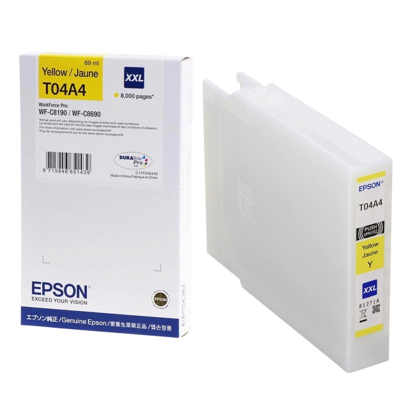 Tinteiro Original Epson T04A4XXL Amarelo Tinteiro Original Epson T04A4XXL Amarelo