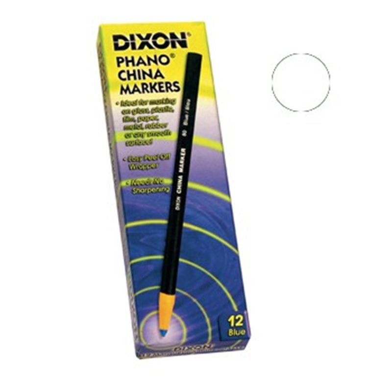 Lápis Dermatográfico Dixon Marker Branco 12un