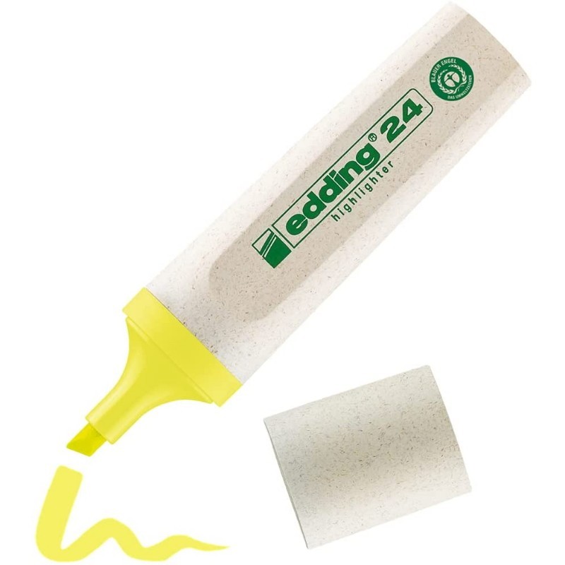 Marcador Fluorescente Edding 24 Amarelo