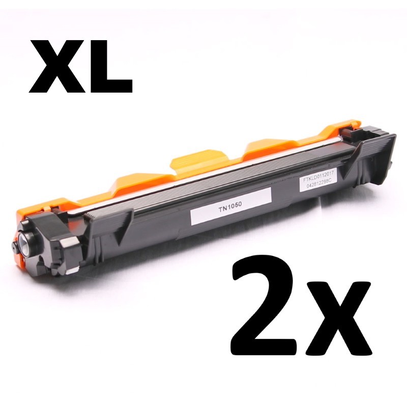 Pack Duplo Toner Compatível Brother TN1050XL Pack Duplo Toner Compatível Brother TN1050XL