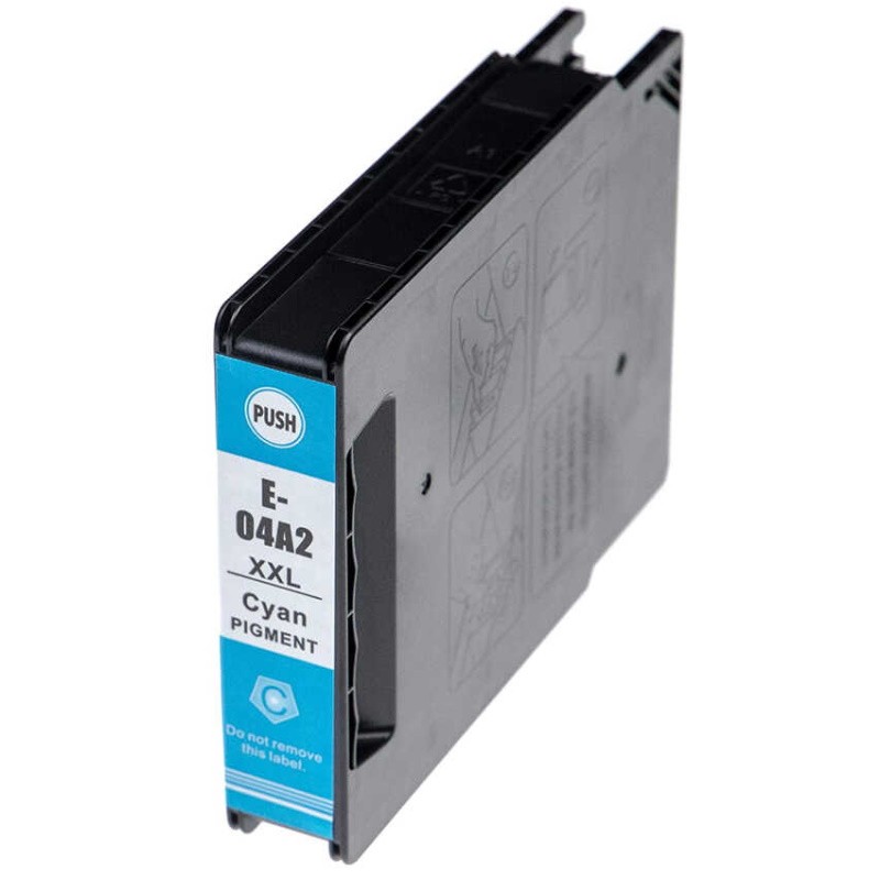 Tinteiro Compatível Epson T04A2XXL Ciano