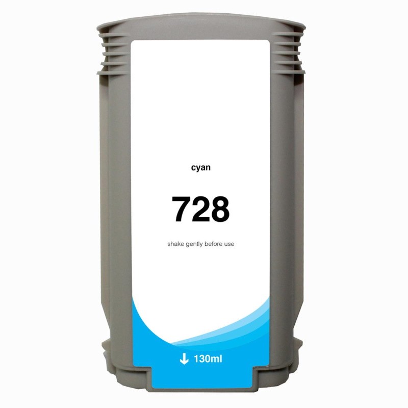 Tinteiro Compatível HP N728XL Ciano