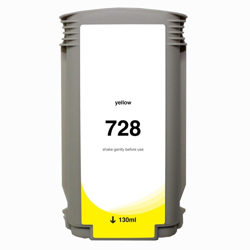 Tinteiro Compatível HP N728XL Amarelo