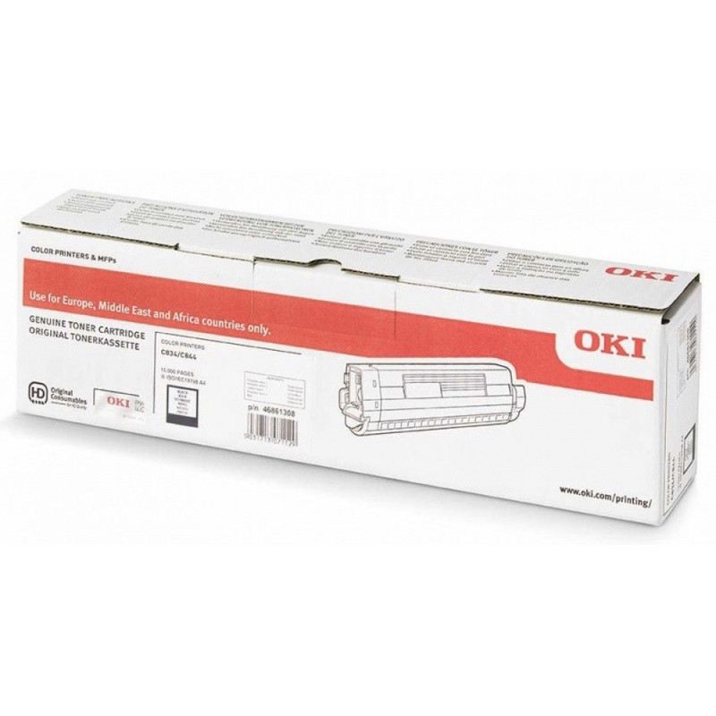 Toner Original OKI C834XL Preto