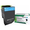Toner Original Lexmark 71B2HC0 Ciano