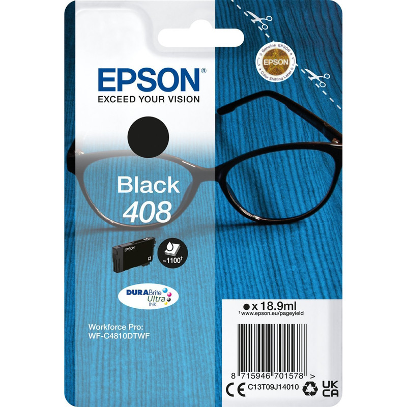Tinteiro Original Epson 408 Preto