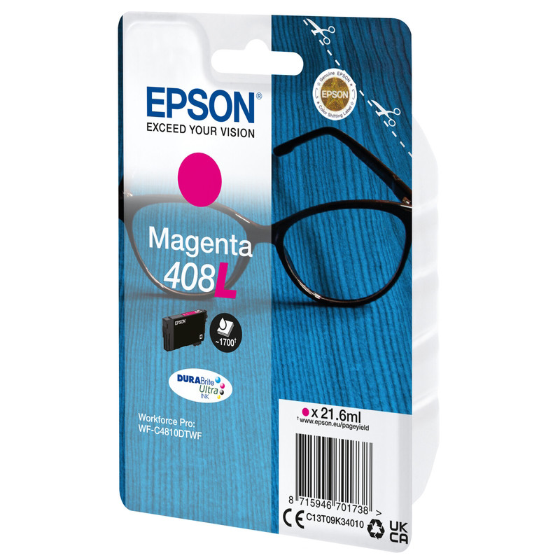 Tinteiro Original Epson 408L Magenta