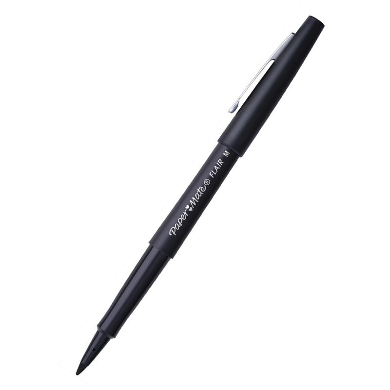 Marcador Médio 0,7mm Paper Mate Flair Preto