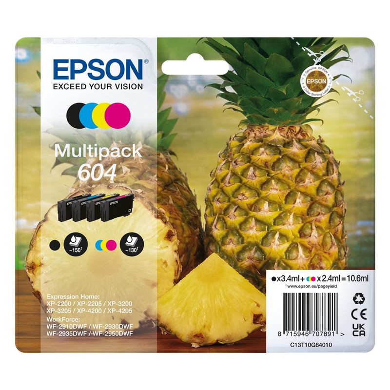 Pack Tinteiros Original Epson 604 Pack Tinteiros Original Epson 604