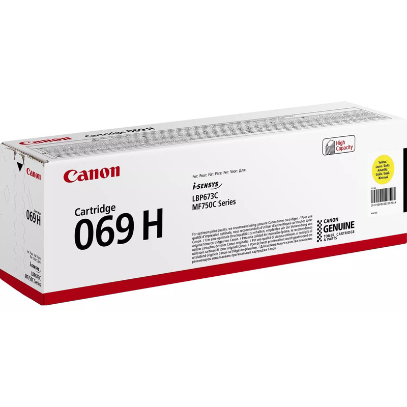 Toner Original Canon 069H Amarelo