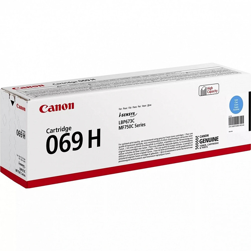 Toner Original Canon 069H Ciano