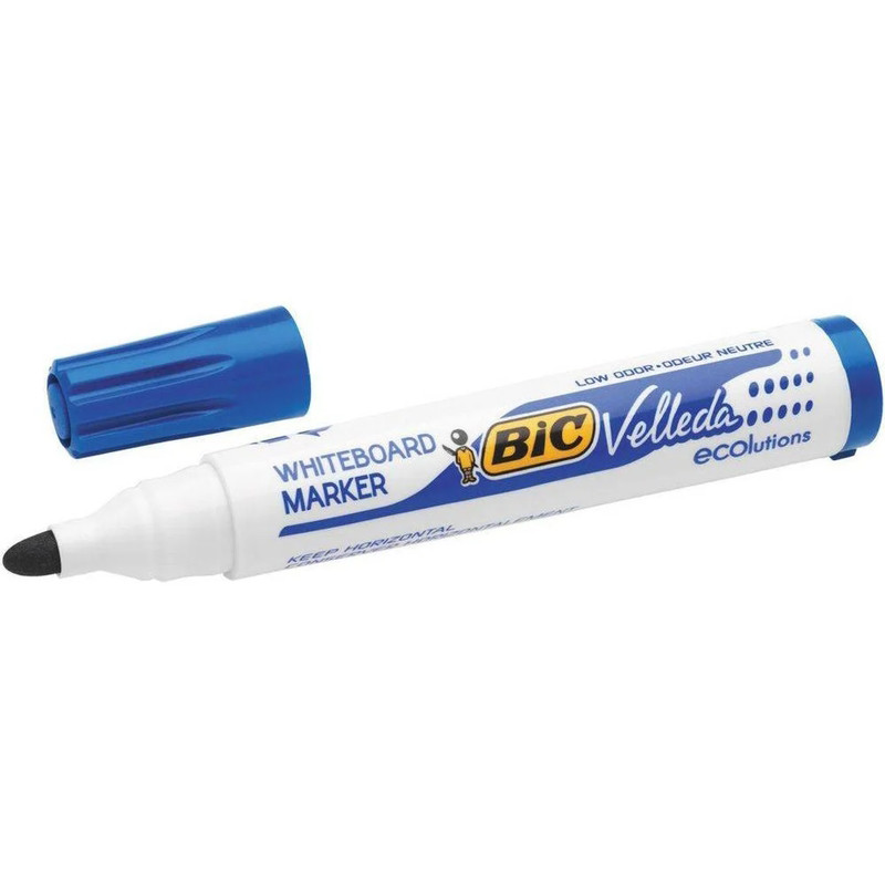 Marcador Quadros Brancos BIC Velleda 1701 Azul