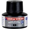 Recarga p/Marcador Quadros Brancos Edding BTK 25ml Preto