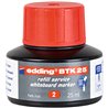 Recarga p/Marcador Quadros Brancos Edding BTK 25ml Vermelho