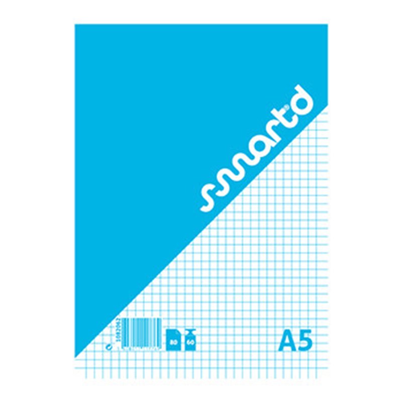 Bloco Notas A5 Quadriculado SmartD 80 Folhas