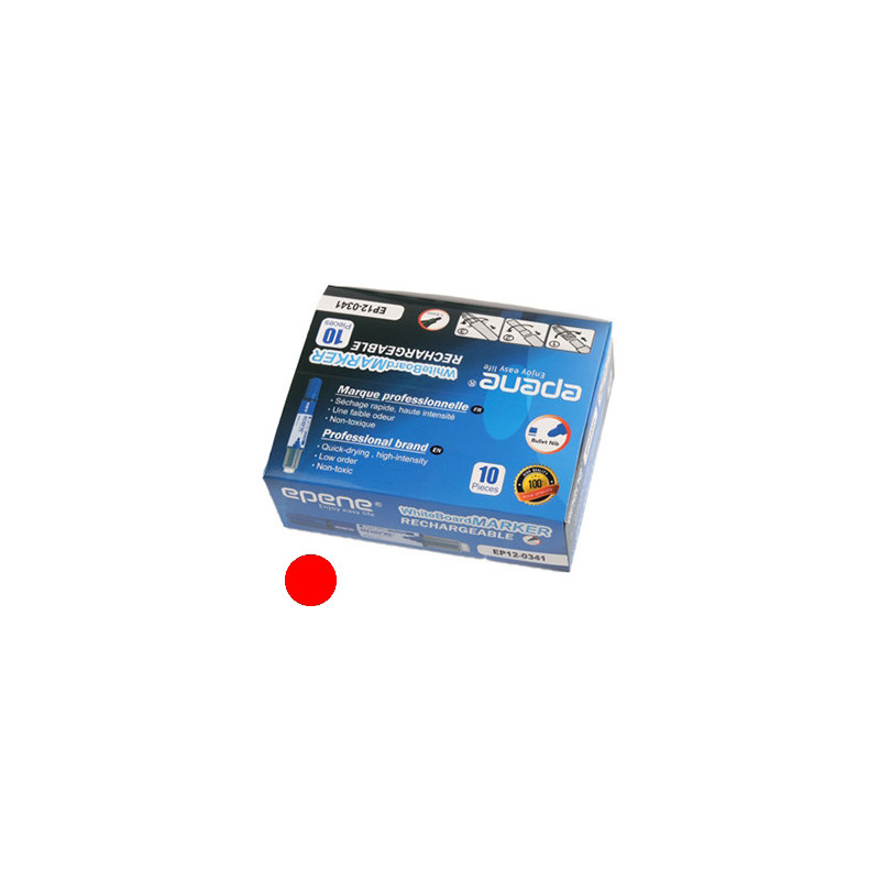 Recarga Marcador Quadros Brancos Epene EP00-5007 Vermelho