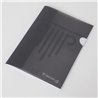 Caderno Agrafado A4 Ambar PP Pautado 90gr 48 Folhas Preto 2un
